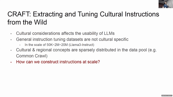 CRAFT: Extracting and Tuning Cultural Instructions from the Wild