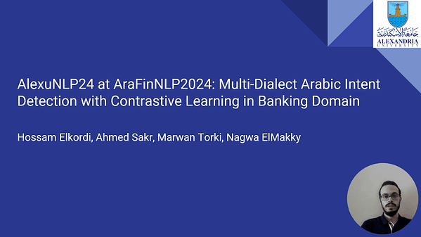AlexuNLP24 at AraFinNLP2024: Multi-Dialect Arabic Intent Detection with Contrastive Learning in Banking Domain
