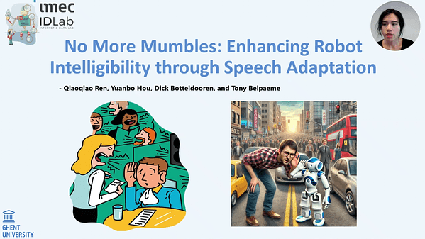 No More Mumbles: Enhancing Robot Intelligibility through Speech Adaptation