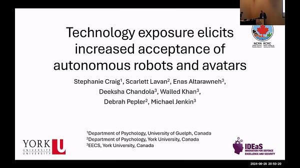 Technology Exposure Elicits Increased Acceptance of Autonomous Robots and Avatars