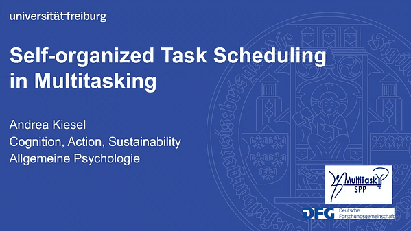 Self-organized Task Scheduling in Multitasking