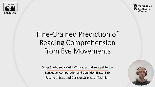 Fine-Grained Prediction of Reading Comprehension from Eye Movements