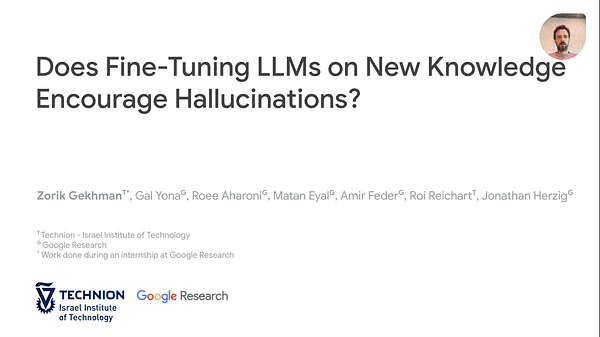 Does Fine-Tuning LLMs on New Knowledge Encourage Hallucinations?