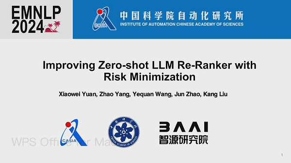 Improving Zero-shot LLM Re-Ranker with Risk Minimization