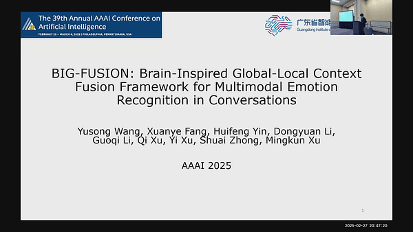 BIG-FUSION: Brain-Inspired Global-Local Context Fusion Framework for Multimodal Emotion Recognition in Conversations
