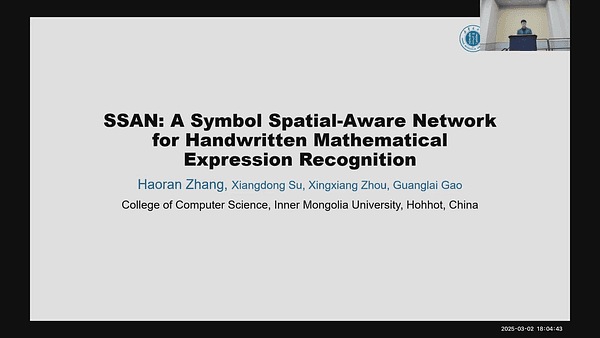 SSAN: A Symbol Spatial-Aware Network for Handwritten Mathematical Expression Recognition