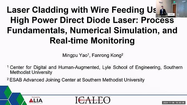 Laser Cladding with Wire Feeding Using a High Power Direct Diode Laser: Process Fundamentals, Numerical Simulation, and Real-time Monitoring
