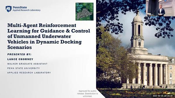 Multi-Agent Reinforcement Learning for Control of Unmanned Underwater Vehicles in Dynamic Docking Scenarios