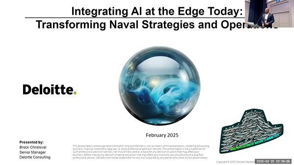Integrating AI at the Edge Today:  Transforming Naval Strategies and Operations