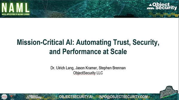 Mission-Critical AI: Automating Trust, Security, and Performance at Scale