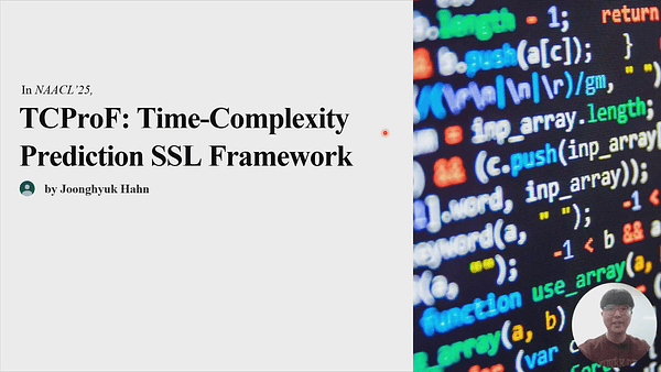 TCProF: Time-Complexity Prediction SSL Framework