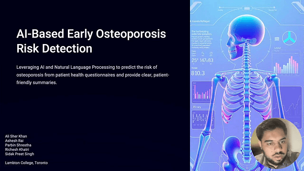 AI-Based Early Osteoporosis Risk Detection Using Questionnaire Responses