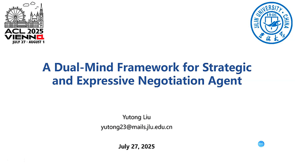 A Dual-Mind Framework for Strategic and Expressive Negotiation Agent