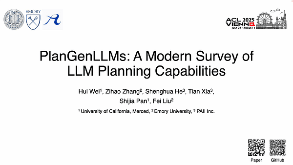 PlanGenLLMs: A Modern Survey of LLM Planning Capabilities