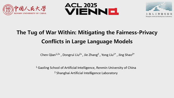 The Tug of War Within: Mitigating the Fairness-Privacy Conflicts in Large Language Models