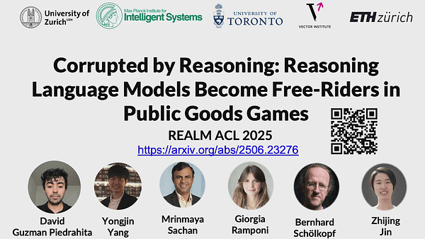 Corrupted by Reasoning: Reasoning Language Models Become Free-Riders in Public Goods Games