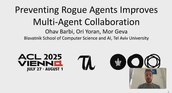 Preventing Rogue Agents Improves Multi-Agent Collaboration