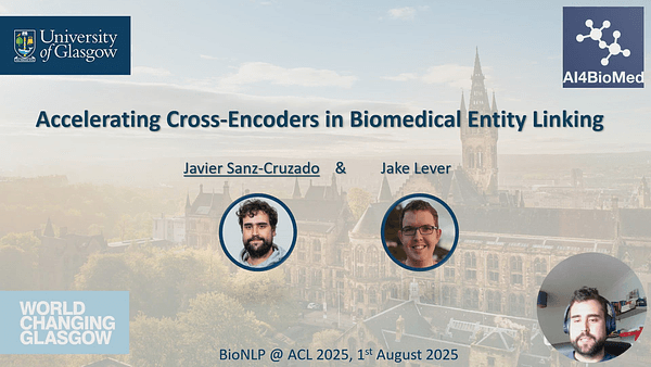 Accelerating Cross-Encoders in Biomedical Entity Linking