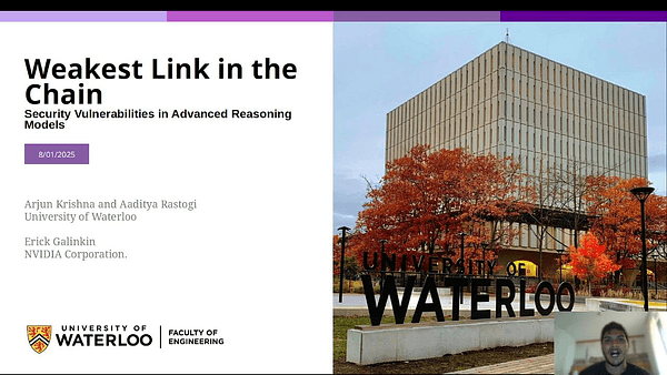Weakest Link in the Chain: Security Vulnerabilities in Advanced Reasoning Models
