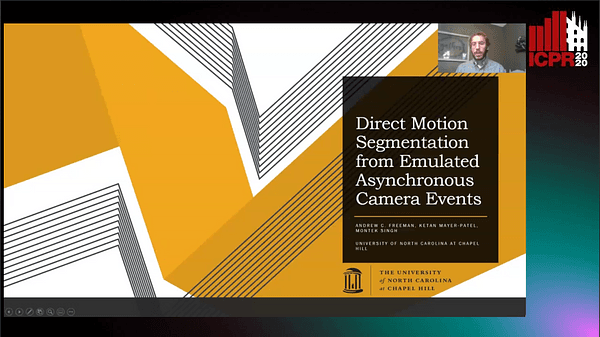 Direct Motion Segmentation from Emulated Asynchronous Camera Events