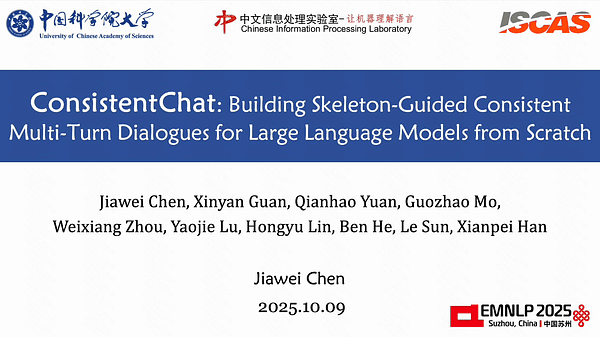 ConsistentChat: Building Skeleton-Guided Consistent Multi-Turn Dialogues for Large Language Models from Scratch