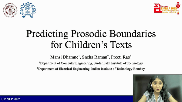 Predicting Prosodic Boundaries for Children’s Texts