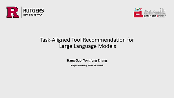 Task-Aligned Tool Recommendation for Large Language Models