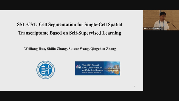 SSL-CST: Cell Segmentation for Single-Cell Spatial Transcriptome Based on Self-Supervised Learning