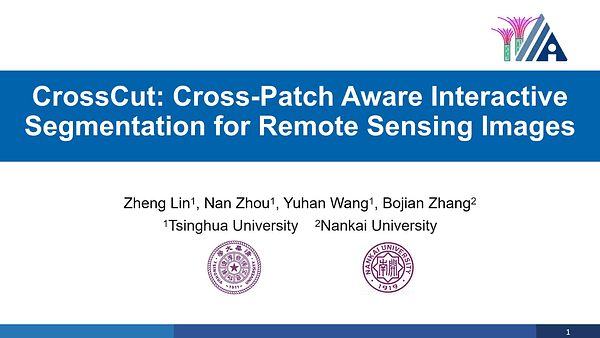 CrossCut: Cross-Patch Aware Interactive Segmentation for Remote Sensing Images