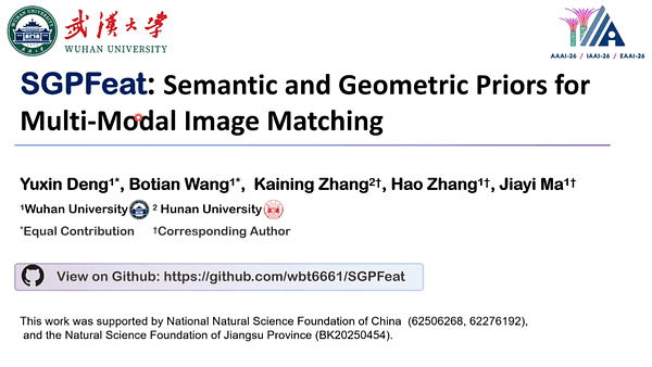 SGPFeat: Semantic and Geometric Priors for Multi-modal Image Matching