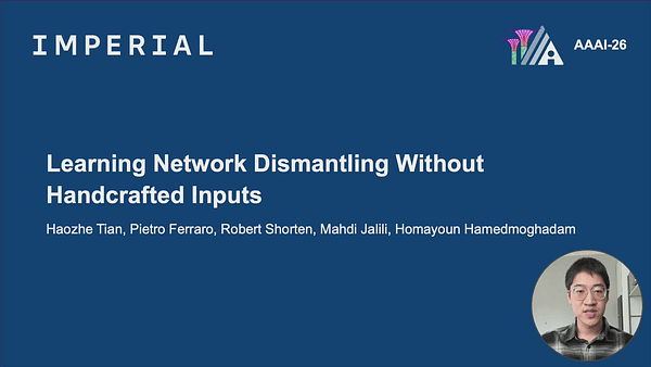 Learning Network Dismantling Without Handcrafted Inputs