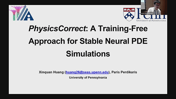 PhysicsCorrect: A Training-Free Approach for Stable Neural PDE Simulations