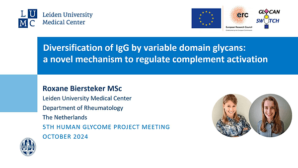 Diversification of IgG by VD glycans: a novel mechanism to regulate complement