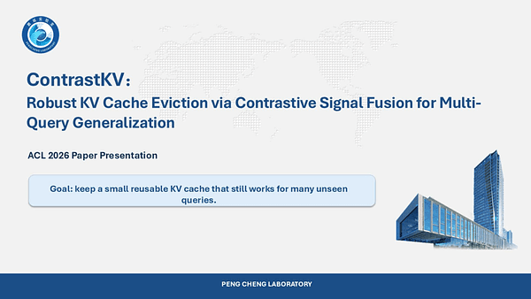 ContrastKV: Robust KV Cache Eviction via Contrastive Signal Fusion for Multi-Query Generalization