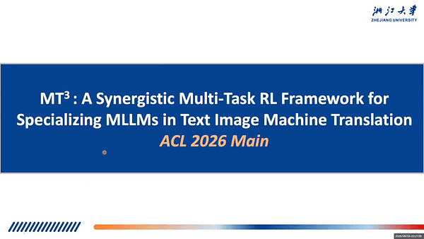 MT$^{3}$: A Synergistic Multi-Task RL Framework for Specializing MLLMs in Text Image Machine Translation