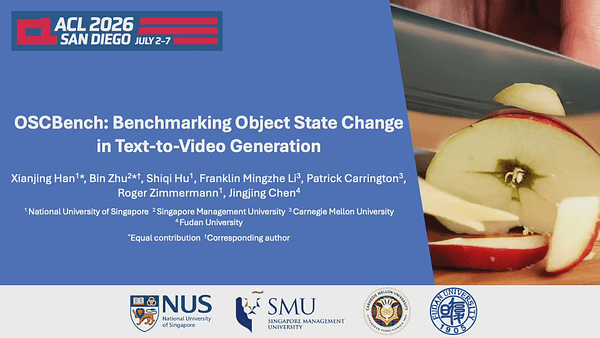 OSCBench: Benchmarking Object State Change in Text-to-Video Generation