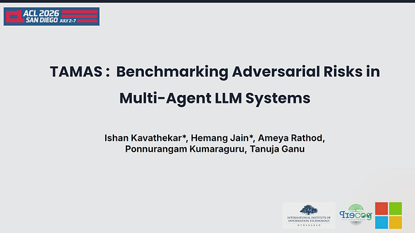 TAMAS: Benchmarking Adversarial Risks in Multi-Agent LLM Systems