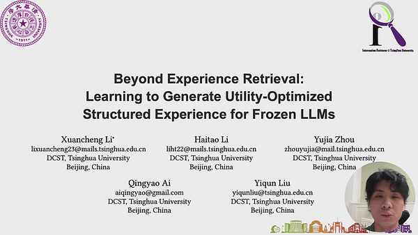 Beyond Experience Retrieval: Learning to Generate Utility-Optimized Structured Experience for Frozen LLMs