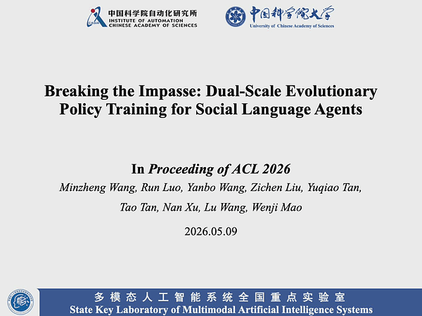 Breaking the Impasse: Dual-Scale Evolutionary Policy Training for Social Language Agents