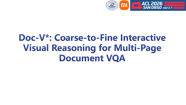 Doc-$V^*$: Coarse-to-Fine Interactive Visual Reasoning for Multi-Page Document VQA