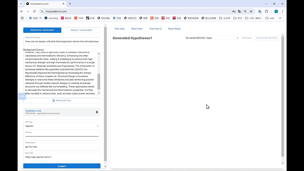 MOOSE-Copilot: A Web-Based Interactive Assistant for Unified Exploratory- and Fine-Grained Scientific Hypothesis Discovery