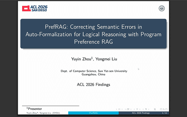 PrefRAG: Correcting Semantic Errors in Auto-Formalization for Logical Reasoning with Program Preference RAG