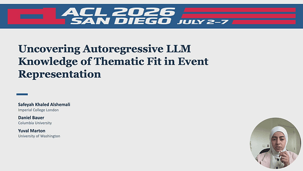Uncovering Autoregressive LLM Knowledge of Thematic Fit in Event Representation