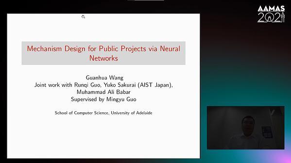 Mechanism Design for Public Projects via Neural Networks