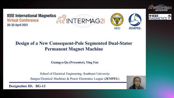  Design of a New Consequent-Pole Segmented Dual-Stator Permanent Magnet Machine