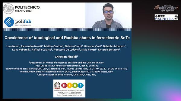  Coexistence of topological and Rashba states in ferroelectric SnTe