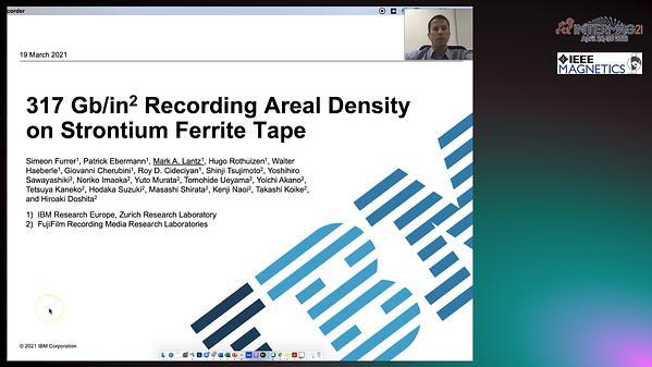  317 Gb/in2 Recording Areal Density on Strontium Ferrite Tape INVITED
