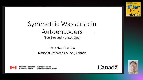 Symmetric Wasserstein Autoencoders