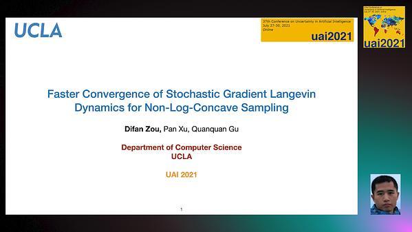 Faster Convergence of Stochastic Gradient Langevin Dynamics for Non-Log-Concave Sampling