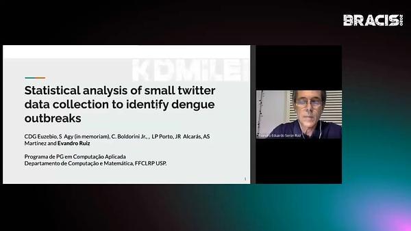 Statistical analysis of small twitter data collection to identify dengue outbreaks